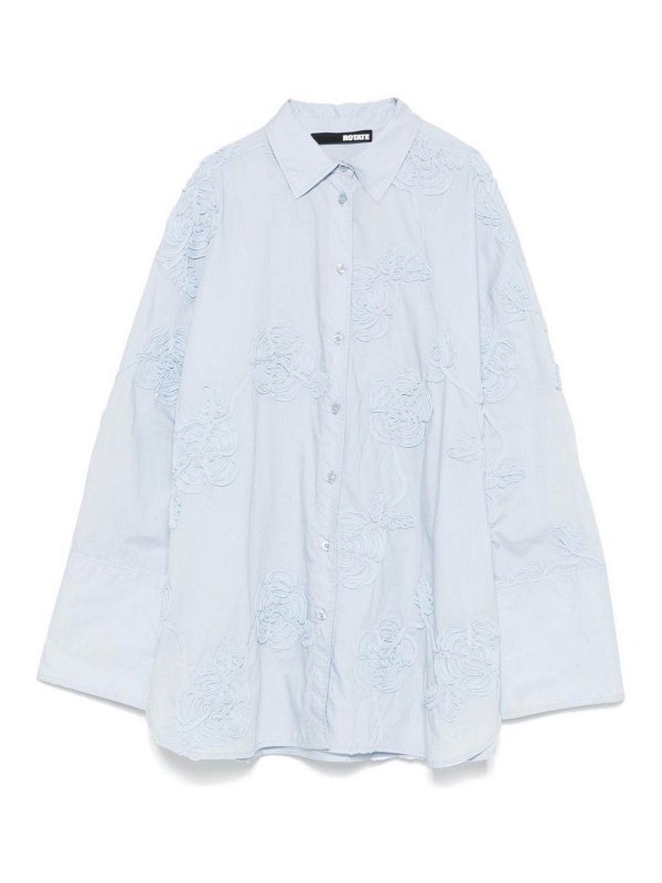 ROTATE Birger Christensen: Camisas - Camisa - Azul