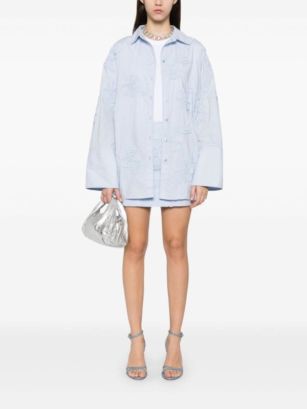 ROTATE Birger Christensen: Minifaldas online - Falda Semilarga - Azul