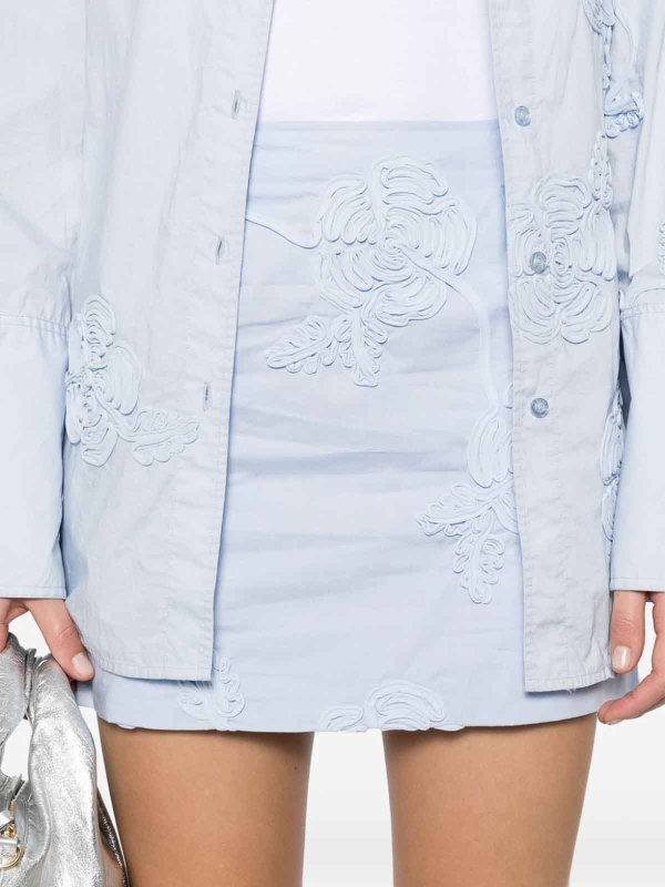 ROTATE Birger Christensen buy online Falda Semilarga - Azul