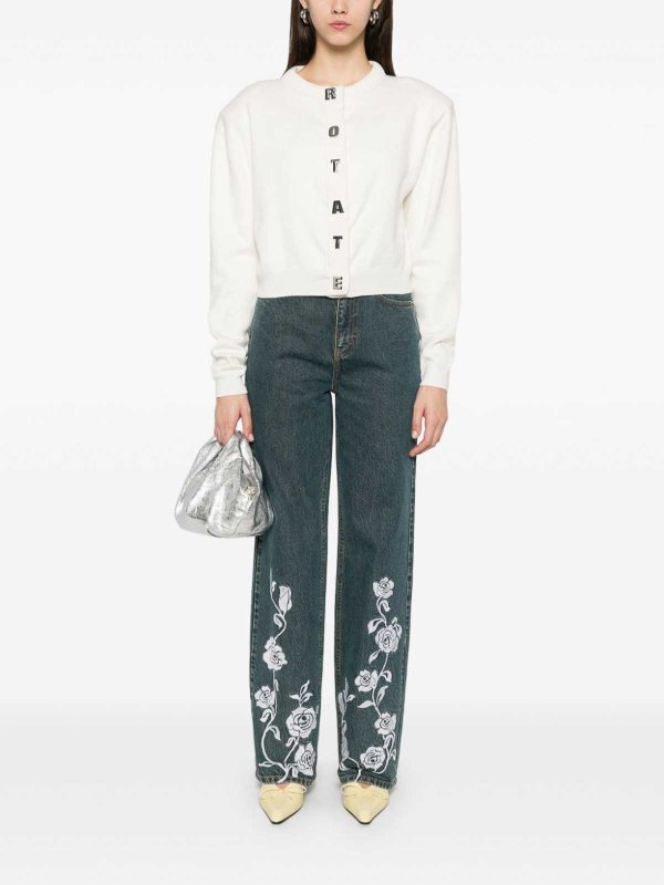 ROTATE Birger Christensen: Bootcut online - Bootcut Jeans - Blau