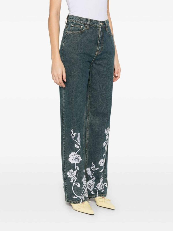 Bootcut Jeans - Blau shop online: ROTATE Birger Christensen