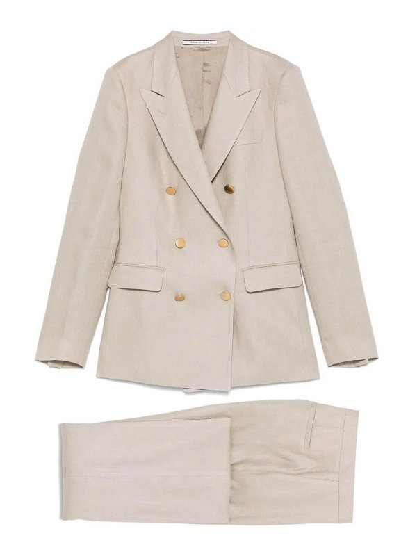 TAGLIATORE: Vestidos de gala - Traje - Gris