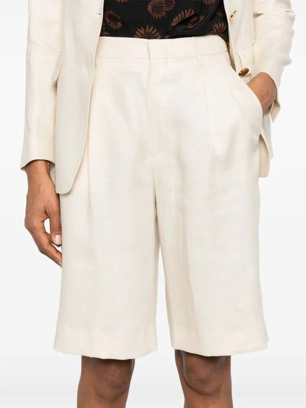 The Best Shops TAGLIATORE: トラウザーショーツ - ショートパンツ - 白