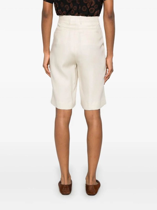 ショートパンツ - 白 shop online: TAGLIATORE