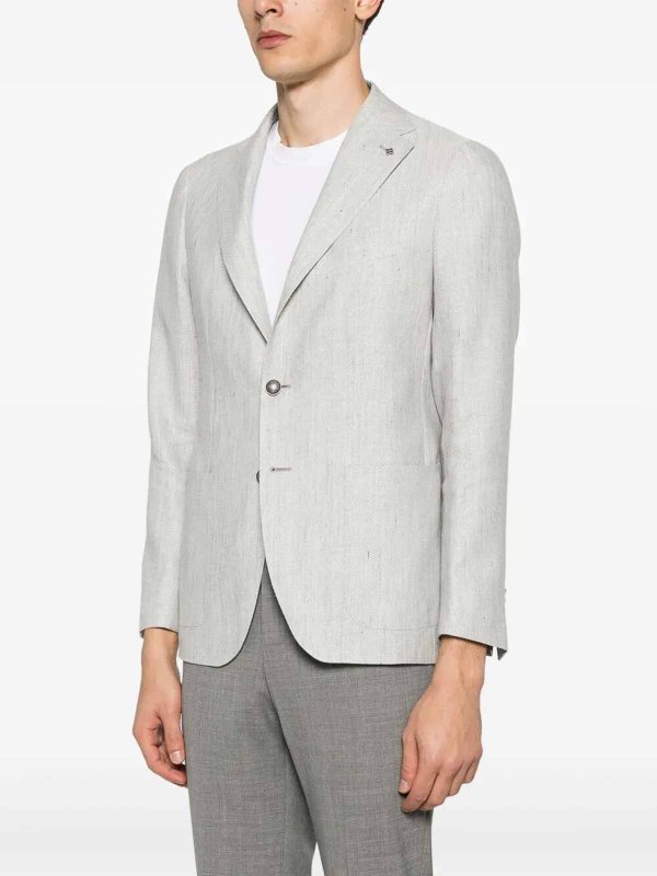 カジュアルジャケット - 白 shop online: TAGLIATORE