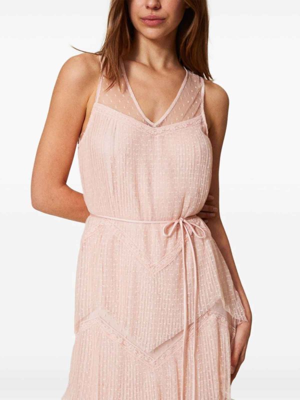 TWINSET buy online 膝丈ドレス - ヌードカラー