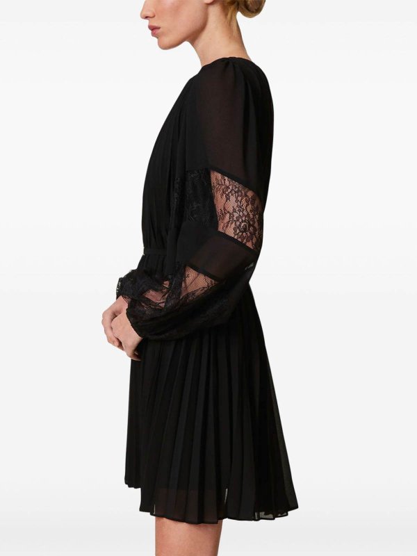 膝丈ドレス - 黒 shop online: TWINSET