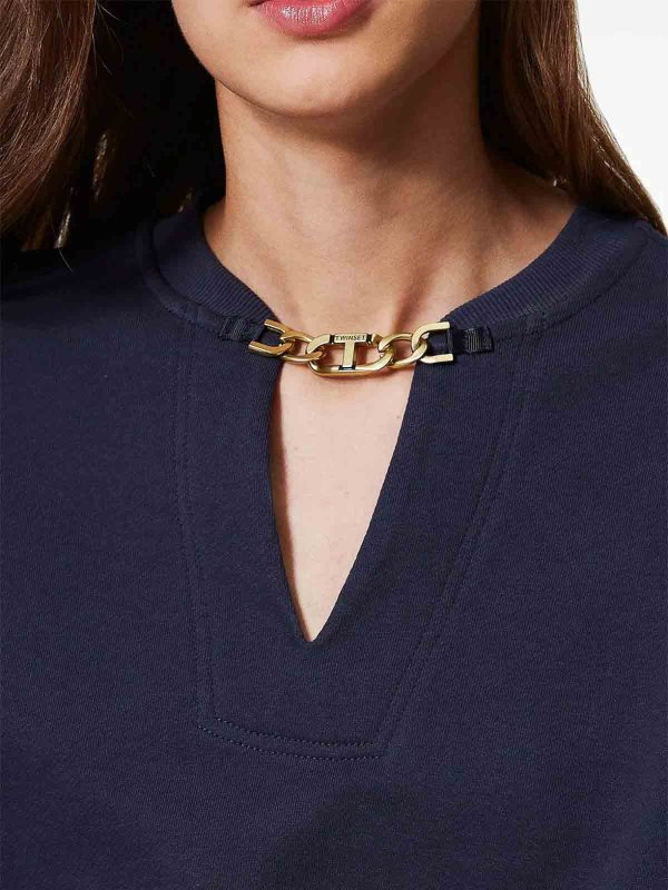 Sweat-Shirts - Bleu shop online: TWINSET