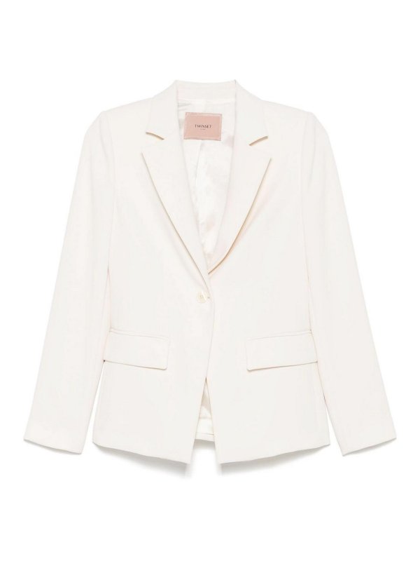 TWINSET: ブレザー - ブレザー - 白