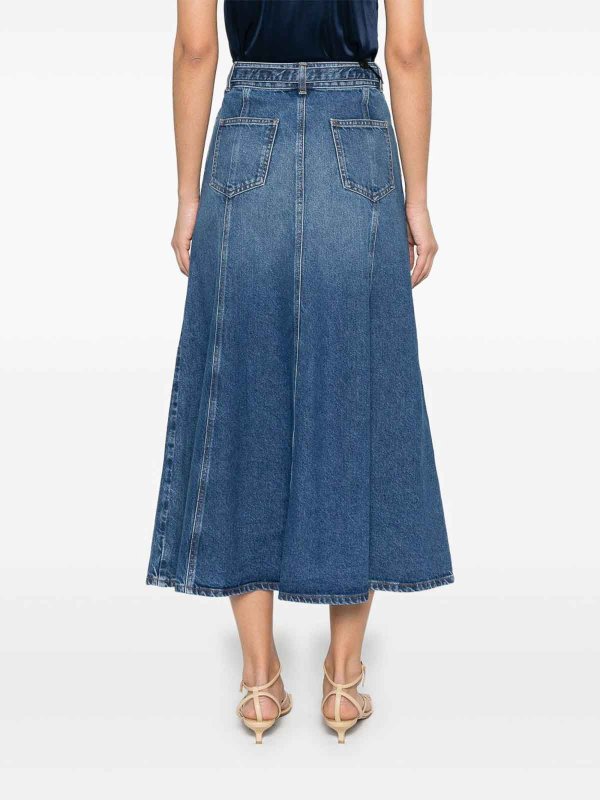 TWINSET buy online Midirock - Dunkles Jeansblau