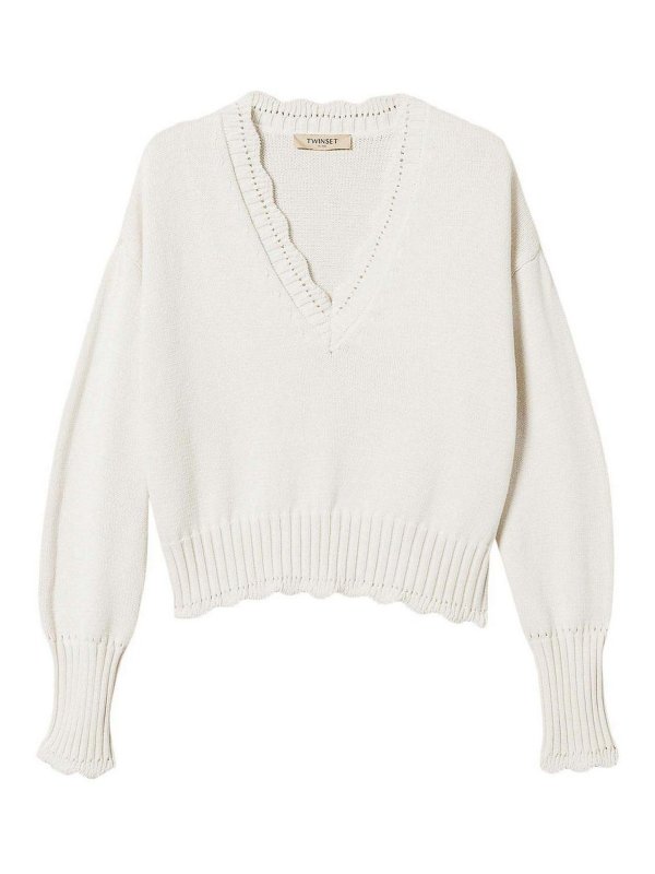 TWINSET: クルーネック - クルーネック - 白