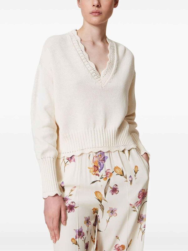 TWINSET: クルーネック online - クルーネック - 白