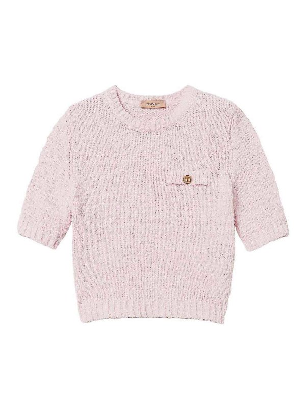 TWINSET: crew necks - Micro Sweater