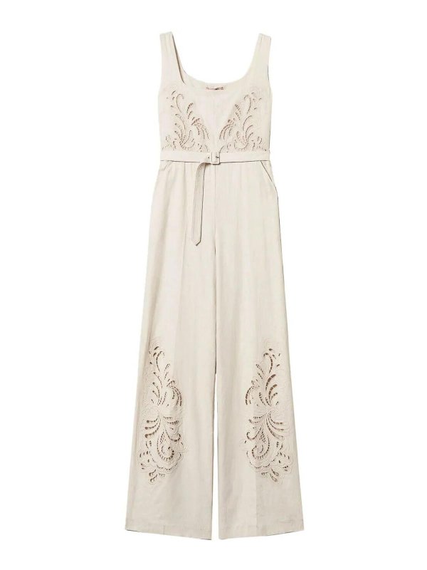 TWINSET: Chándales - Mono - Blanco