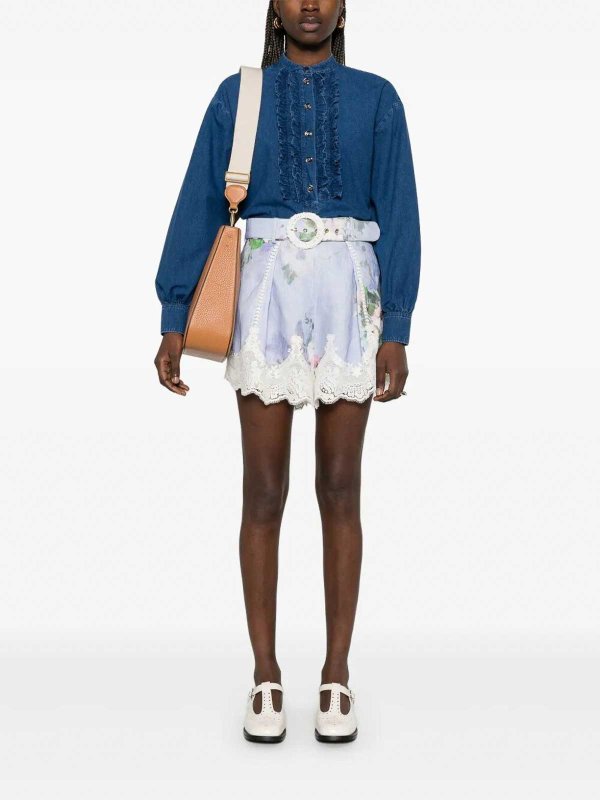 VALENTINO: shirts online - Denim Shirt