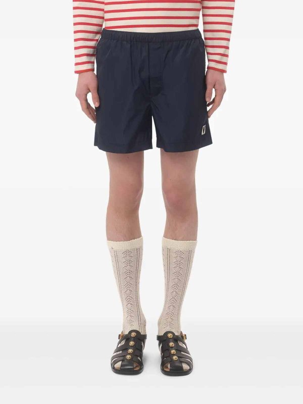 ショートパンツ - ブルー shop online: VALENTINO