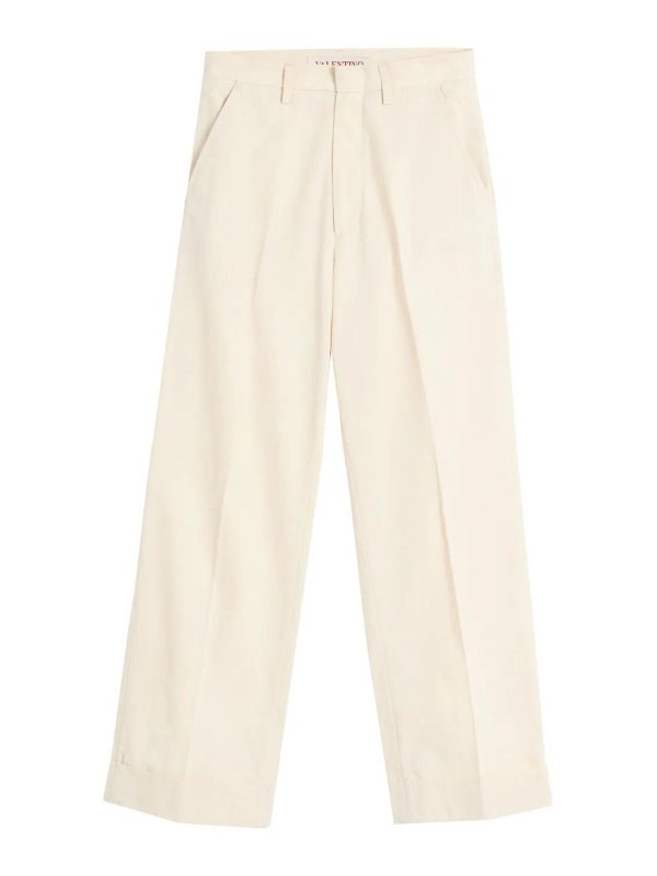 VALENTINO: Bootcut - Bootcut Jeans - Hellbeige