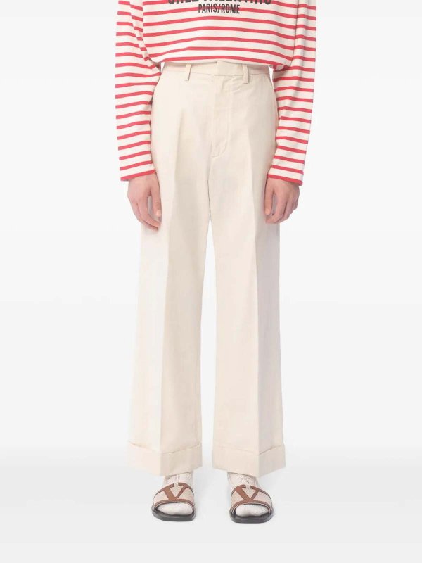 The Best Shops VALENTINO: Bootcut - Bootcut Jeans - Hellbeige