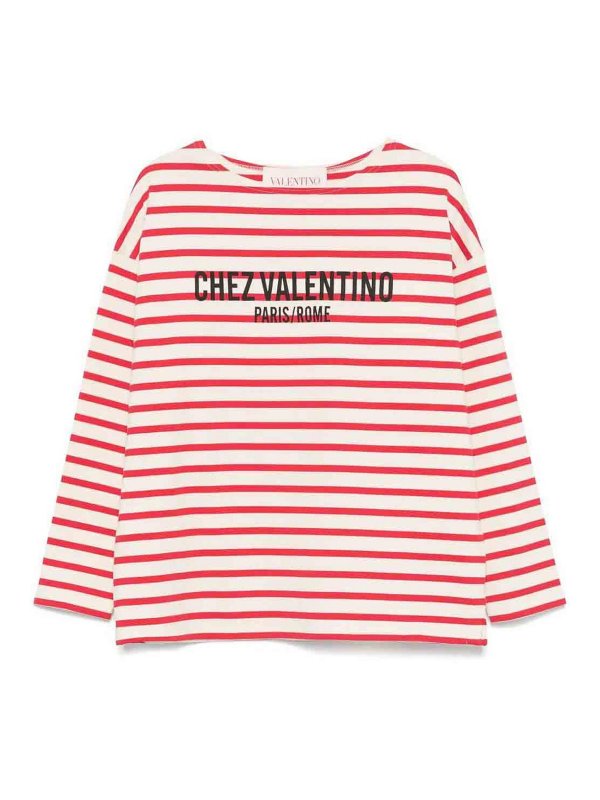 VALENTINO: T-shirts - T-Shirt - Weiß