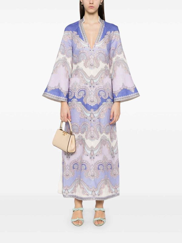 ZIMMERMANN: ニーレングスドレス online - 膝丈ドレス - マルチカラー