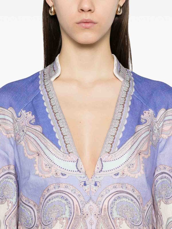 The Best Shops ZIMMERMANN: ニーレングスドレス - 膝丈ドレス - マルチカラー