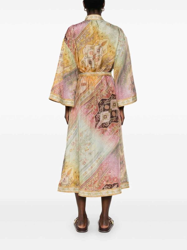 Abito da camicia midi `segow` shop online: ZIMMERMANN