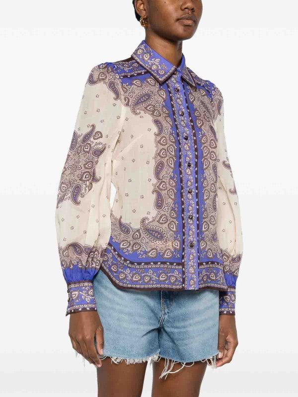 シャツ - 紫 shop online: ZIMMERMANN