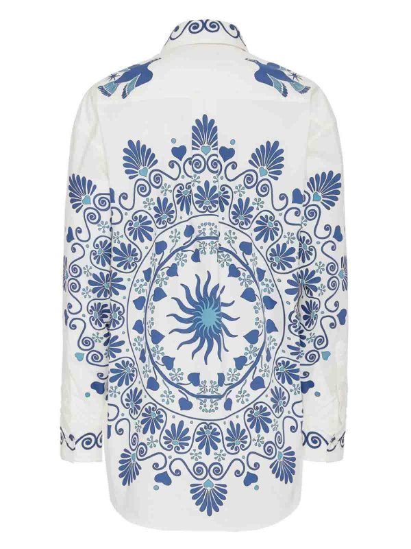 シャツ - 白 shop online: LA DOUBLEJ