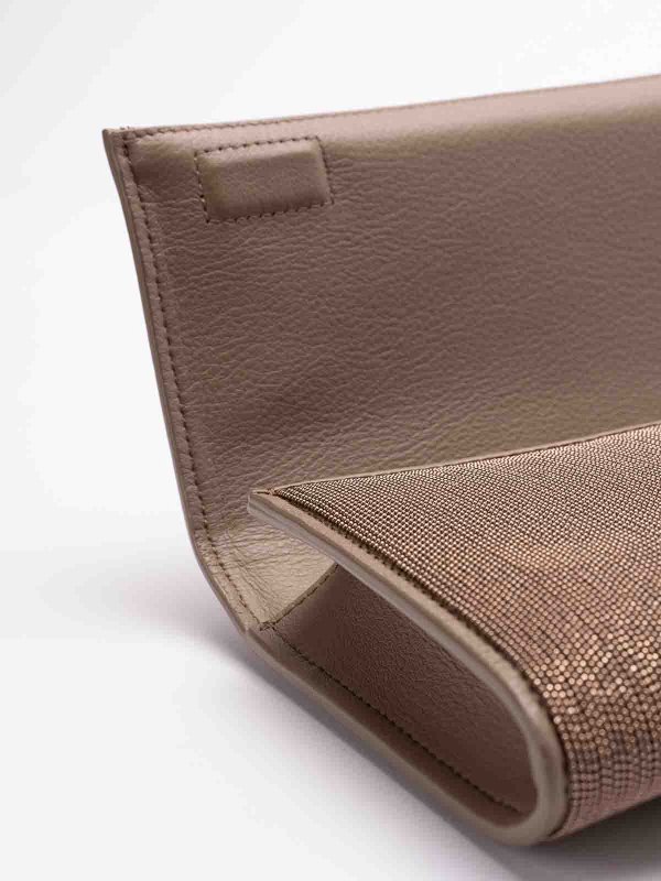 BRUNELLO CUCINELLI buy online クラッチバッグ - ブラウン