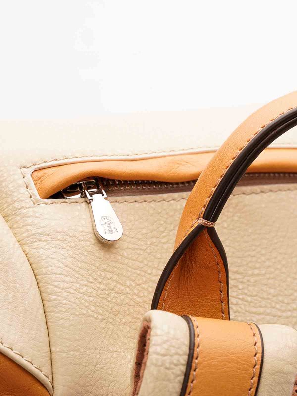 Leather Backpack shop online: BRUNELLO CUCINELLI