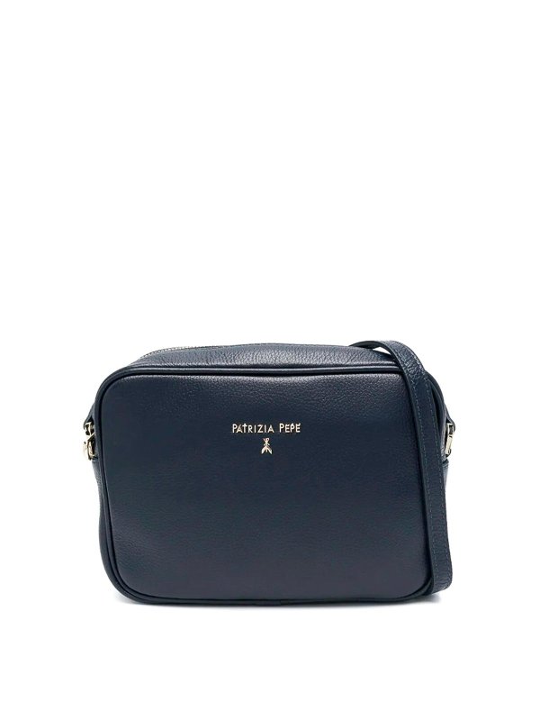 PATRIZIA PEPE: クロスボディバッグ - クロスボディバッグ - ダークブルー