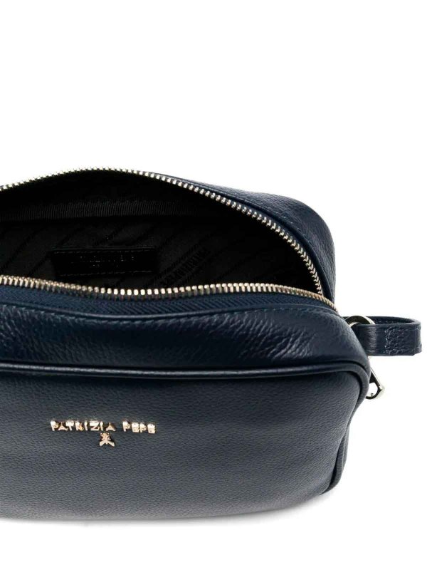 クロスボディバッグ - ダークブルー shop online: PATRIZIA PEPE