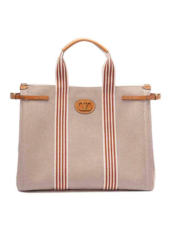 VALENTINO GARAVANI: クロスボディバッグ - クロスボディバッグ - ヌードカラー