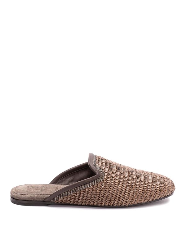 BRUNELLO CUCINELLI: Loafers & Slippers - Slippers
