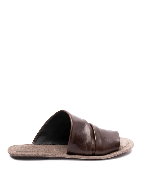BRUNELLO CUCINELLI: Mokassins und Slippers - Mokassins - Braun