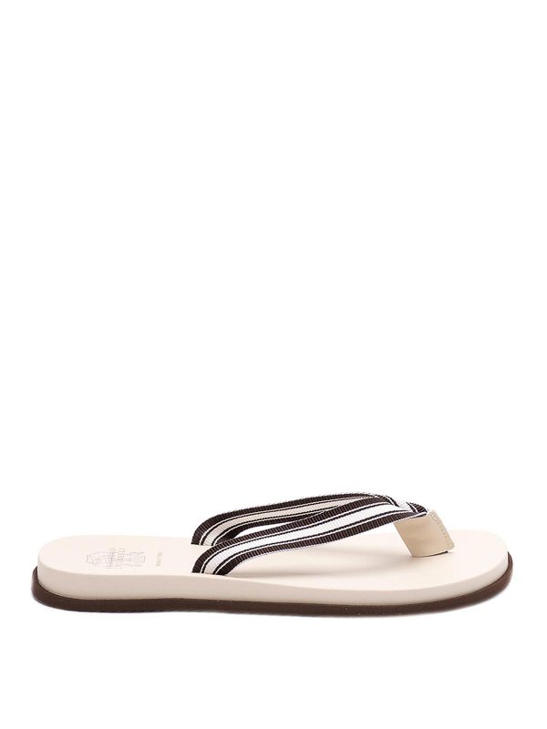 BRUNELLO CUCINELLI: flip flops - Flip Flops