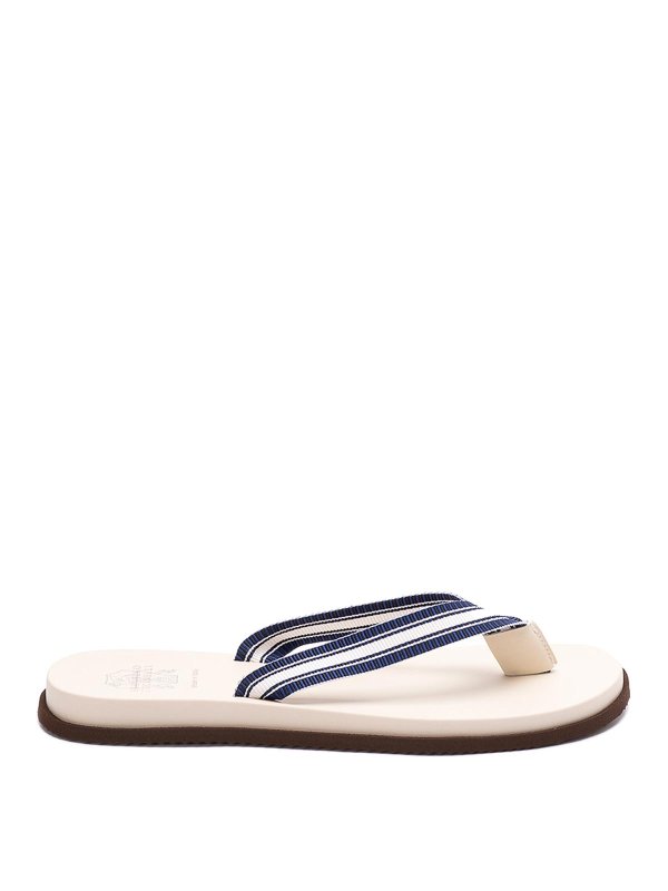 BRUNELLO CUCINELLI: flip flops - Flip Flops