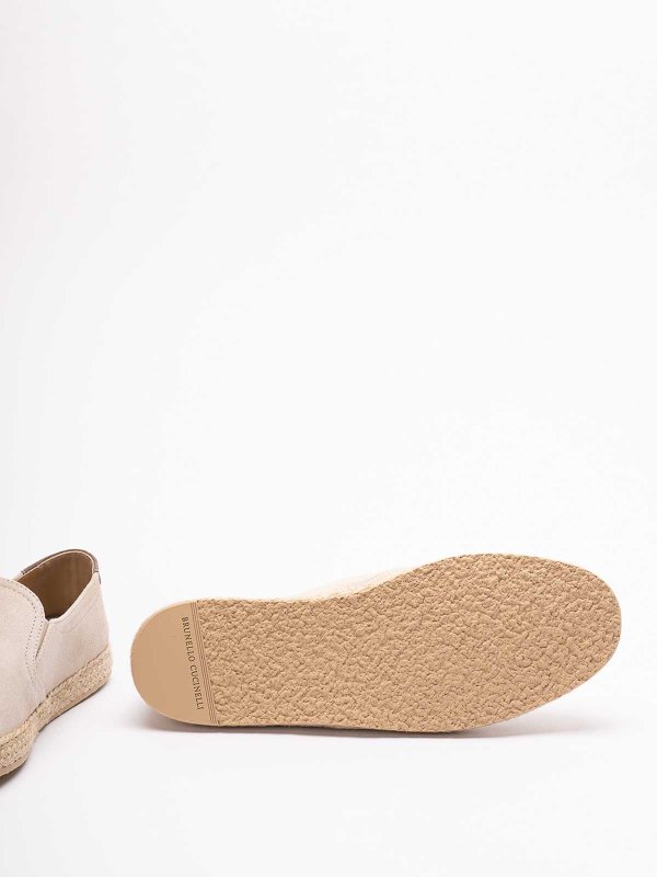 スリッパ - ライトグレー shop online: BRUNELLO CUCINELLI