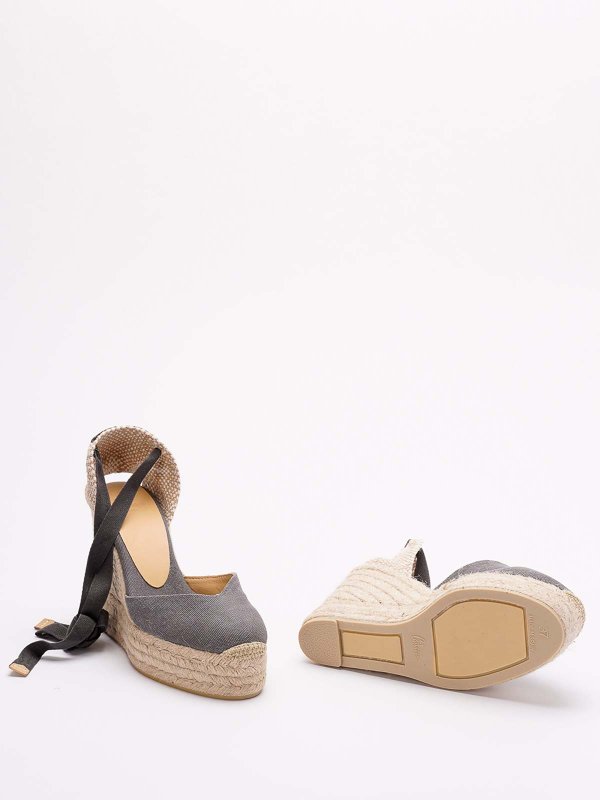 エスパドリーユ - 黒 shop online: CASTANER