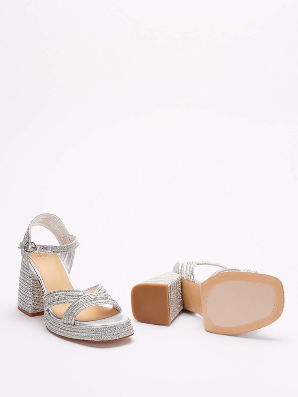 Sandales - Or Blanc shop online: CASTANER