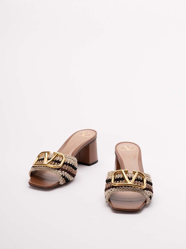 VALENTINO GARAVANI: flip flops online - `Vlogo Signature` Slides