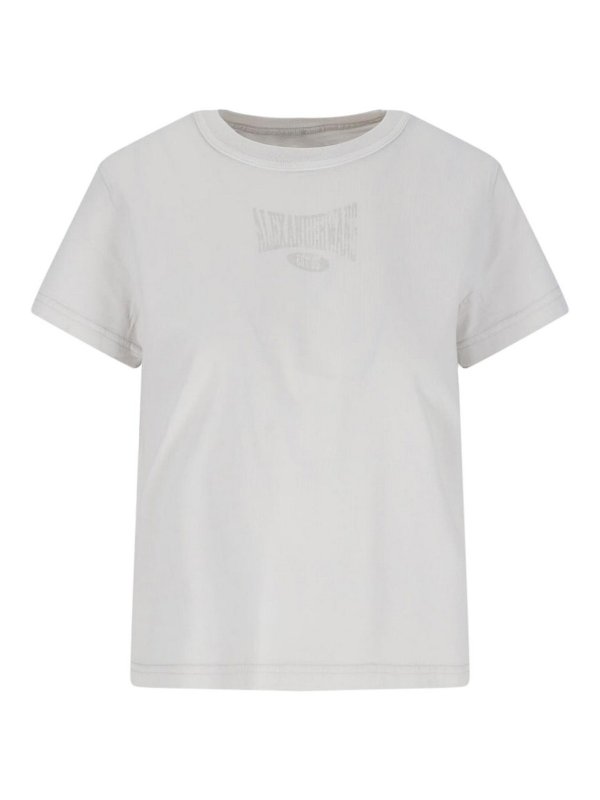 ALEXANDER WANG: T-shirts - T-Shirt - Gris