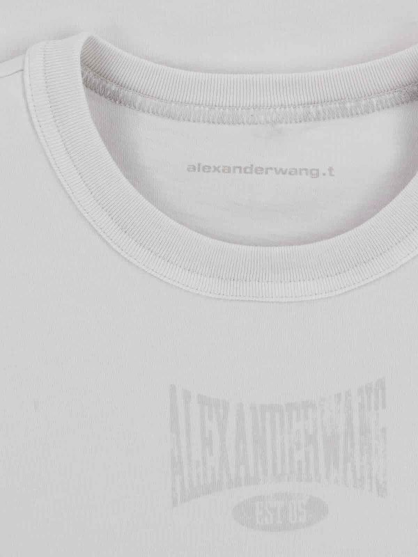 The Best Shops ALEXANDER WANG: T-shirts - T-Shirt - Gris
