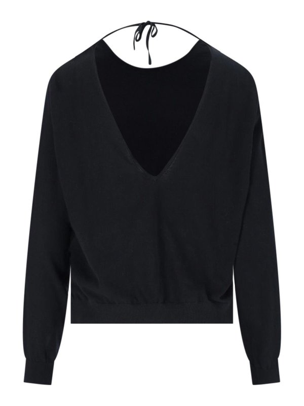 ASPESI: Col bateau online - Pull Col Bateau - Noir