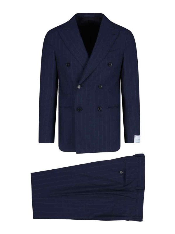 CARUSO: Vestes de costume - Blazer - Bleu