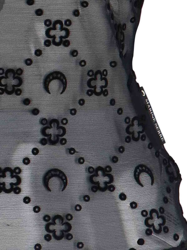 The Best Shops MARINE SERRE: Camisetas - Camiseta - Negro