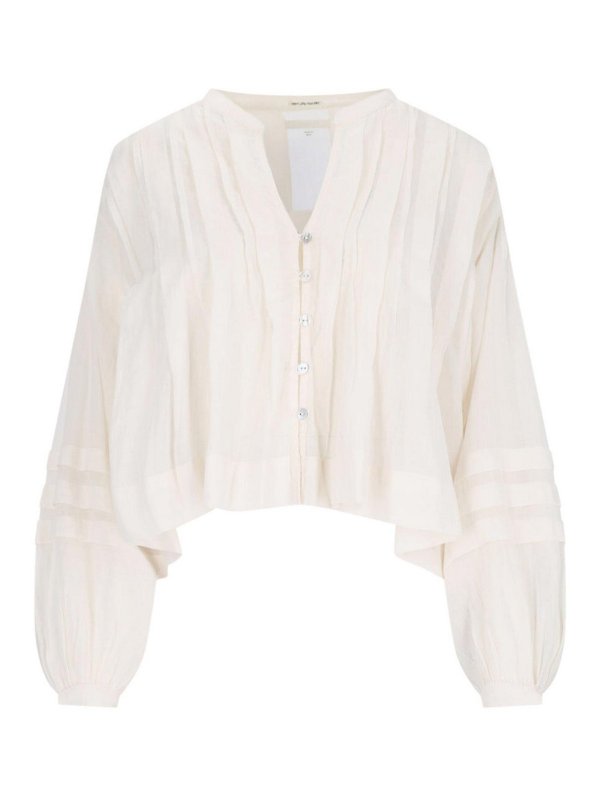 MOTHER: Blouses - Blouse - Blanc