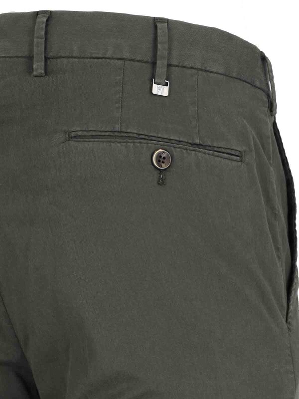 カジュアルパンツ - 緑 shop online: PT TORINO