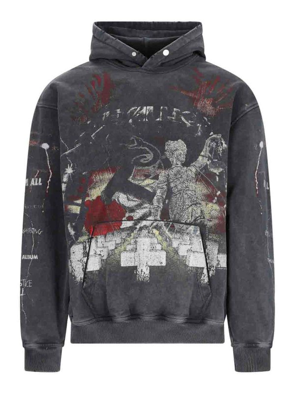 REPRESENT: Sweatshirts & Sweaters - X metal hooded sweatshirt