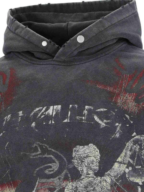 X metal hooded sweatshirt shop online: REPRESENT